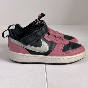 Nike Court borough- Low 2 SE TD- Black/Pink - CT3963-600 - Size 9C
